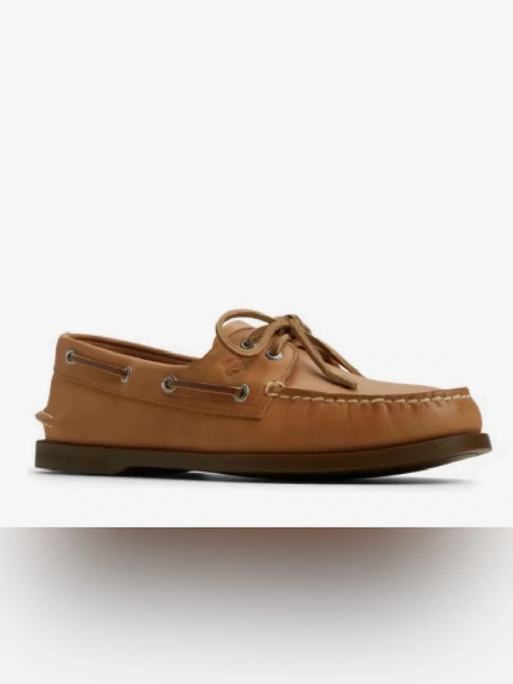Sperry Brown Leather 2-Eye Boat Shoe